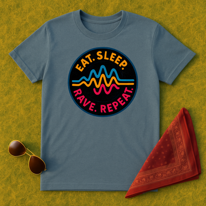 Eat Sleep Rave Repeat T-Shirt