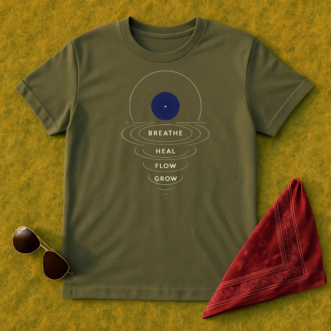 Breathe Heal Flow Grow  T-Shirt