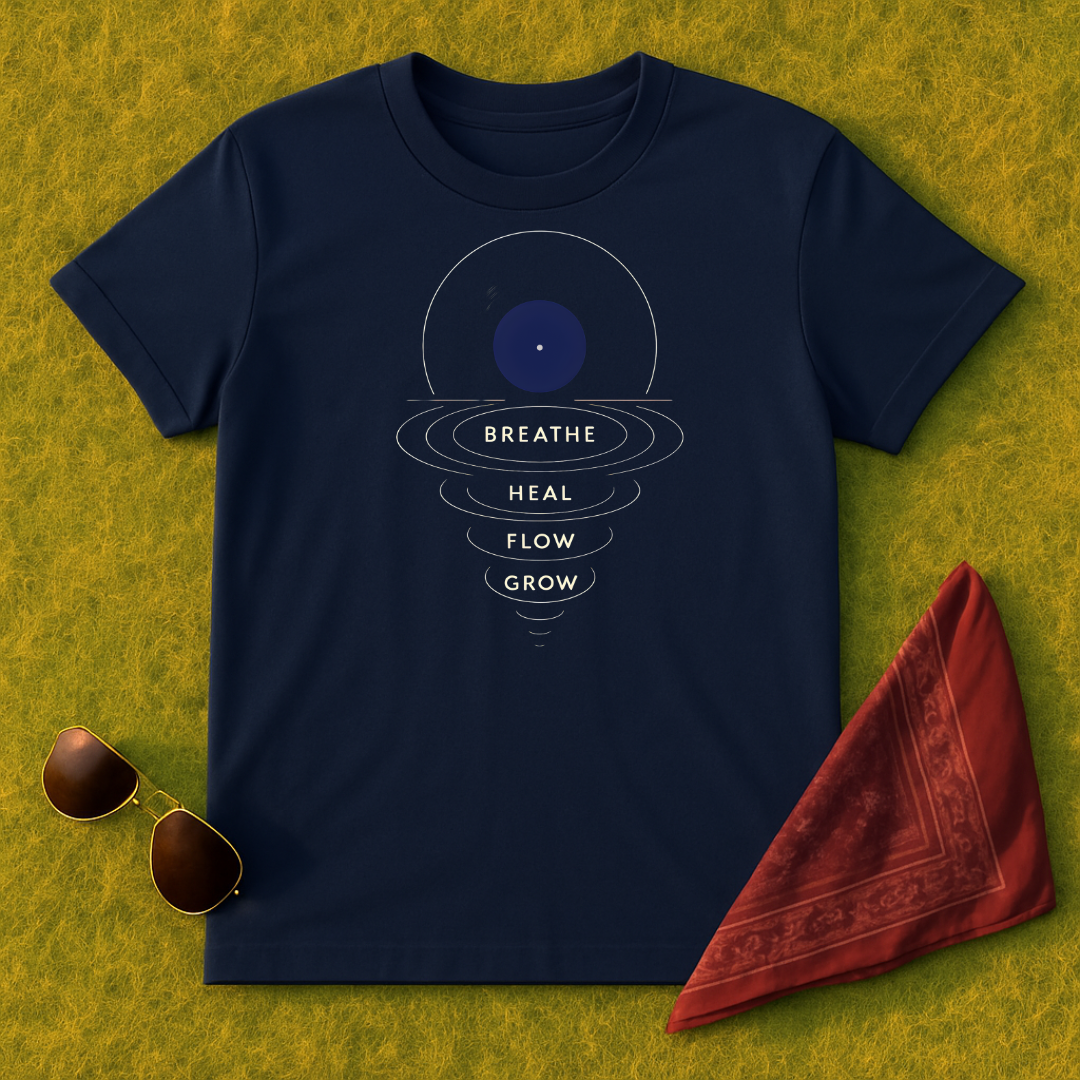 Breathe Heal Flow Grow  T-Shirt