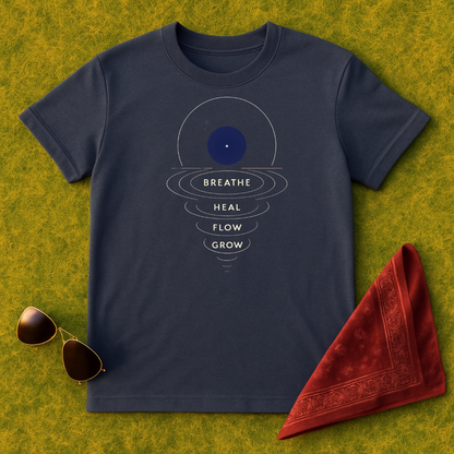 Breathe Heal Flow Grow  T-Shirt