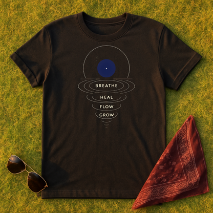 Breathe Heal Flow Grow  T-Shirt