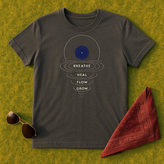 Breathe Heal Flow Grow  T-Shirt